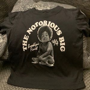 Kids NOTORIOUS BIG tshirt worn size 3t black/white